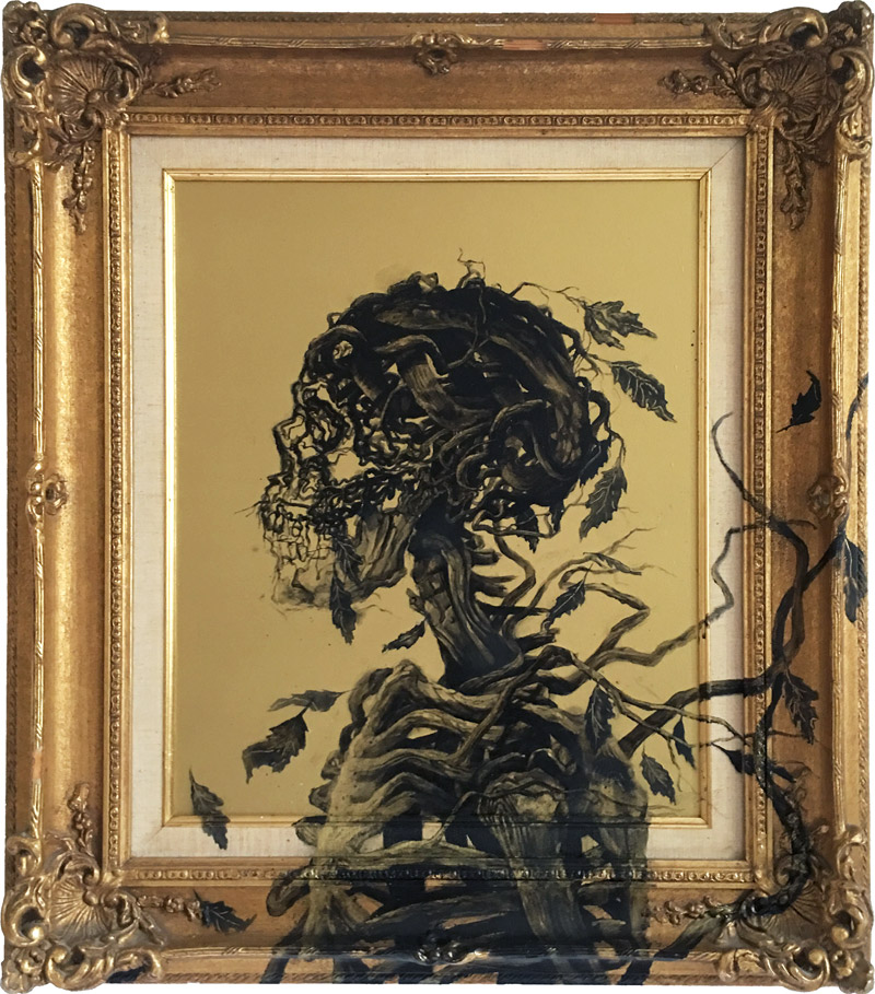 Framed in gold
